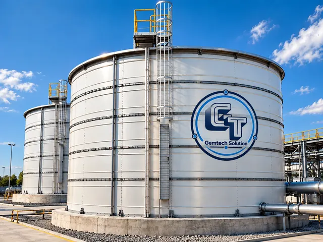 Industrial water storage tank